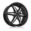 Rev 827 Volante Black with Chrome 20 X 8.5 Inch Wheels
