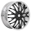 RockStarr 525 Venezia Chrome with Black Inserts Wheel Packages