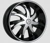 Rockstarr 964 Poison 24X9 Black