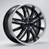 Rockstarr Wheels 349 Solja Black Chrome Inserts Wheel Packages