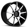 Ruff Racing R353 18X8 Gloss Black with Machined Face