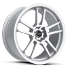 Ruff Racing R354 17X7.5 Hyper Silver with Machined Pin Stripe