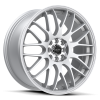 Ruff Racing R355 15X7 Hyper Silver with Machined Pin Stripe