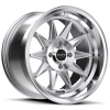 Ruff Racing R358 15X8.5 Hyper Silver Machined