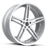 Ruff Racing R359 24X10 Hyper Silver with Machined Face