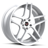Ruff Racing R954 Corvette 20X10 Corvette Hypersilver w/ Machined Face
