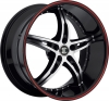 SFOne Number 14 22X9 Black Machined