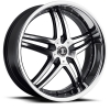 SFOne Number 17 20X8 Black Machined