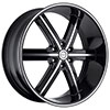 Strada Spago Black Machined Face 22 X 9.5 Inch Wheels