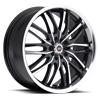 SPEC-1 SP-16 18X8 GLOSS BLACK MACHINED