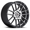 SPEC-1 SP-21 17X7.5 Matte Black Machined