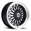 SPEC-1 SP-3 17X7.5 Gloss Black Machined