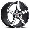 SPEC-1 SP-4 17X7.5 Gloss Black Machined