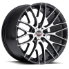 SPEC-1 SP-6 18X9 Gloss Black Machined