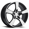Sport Concepts 860 20X9 Gloss Black with Machine Face and Lip
