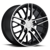 Sport Concepts 862 17X8.5 Gloss Black with Machine Face and Lip