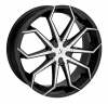 Starr 308 Lupa 22X8.5 Black