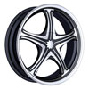 Starr Wheels 310 Black 17 X 7.5 Inch Wheels