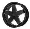 Starr 388 Judge 24X9 Black Milled