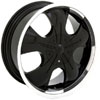 Starr Wheels 871 Blade Black Wheel Packages