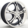 Starr Wheels LT5 Malaga Black Machined Wheel Packages