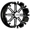 Status Cannon 813 Black Machined Wheel Packages