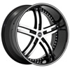 Status Knight 5 816 Black Machined Wheel Packages