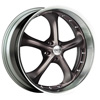 Status Retro S818 Charcoal 22 X 8.5 Inch Wheel