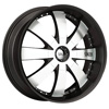 Status Trooper 819 Black with Machined 22 X 9 Inch Wheel