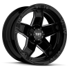 Tuff T-10 17X9 Gloss Black with Milling