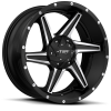 Tuff  T-11 20X9 Satin Black & Machined