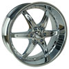 U2-105S-B Chrome 24 X 10 Inch Wheel