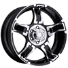 Ultra Drifter 193-194 Black Diamond 15 X 8 Inch Wheel