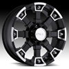 V-Tec Brutal Type 392 Matte Black Machined 20 X 9.5 Inch Wheels