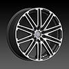 Velocity vw287B Black Machined 18 X 7.5 Inch Wheel