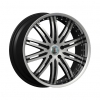 Velocity VW 865AM 22X9 Black Machinied with Machined Lip