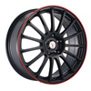 Velocity vw257 Black 18 X 7.5 Inch Wheel