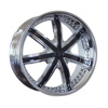 Velocity VW 550 Chrome With Black Inserts Wheel Packages