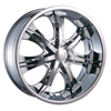Velocity vw725 Chrome 26 X 9.0 Inch Wheel