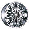 Velocity VW 820 Chrome with Black Inserts Wheel Packages