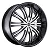 Strada Venti Black Machined Face 18 X 7.5 Inch Wheels