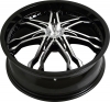Verde Calibre 17X7.5 Gloss Black with Machined Spokes & Lip
