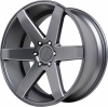 Verde Invictus 24X10 Matte Graphite with Milled Windows