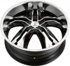 Verde Jaggedge 20X8.5 Gloss Black with Machined Spokes & Lip