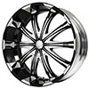 Verde Avatar Black with Machined Face 22 X 9.5 Inch Wheels