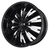 Verde Artic Black with Chrome Inserts artWheel Packages