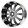 Verde Avatar Black with Chrome Inserts Wheel Packages