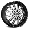 Versante 212 (12 Spoke) 22X8 Black Machined