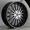 Versante 213 Black Machined 22 X 9 Inch Wheel