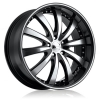 Versante 219 20X8.5 Black Machined with Machined Lip
